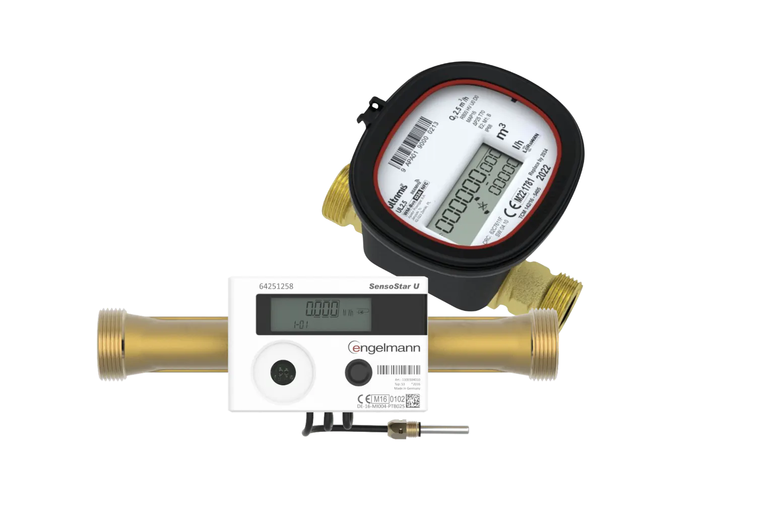 Collection of ClimaPri smart water and energy meters